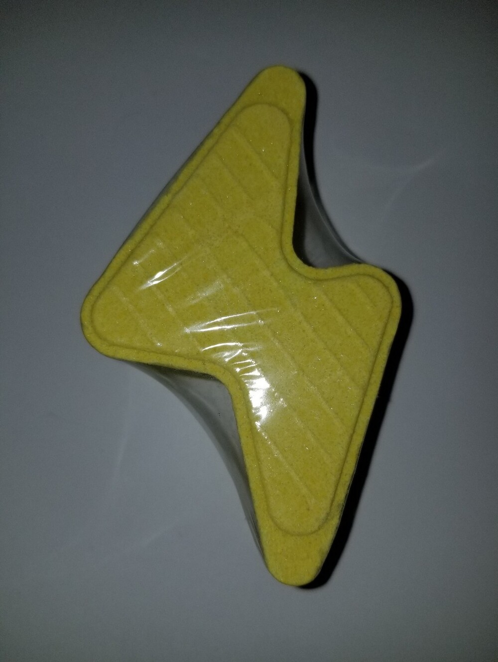 Yellow Lightning Bolt Shaped Bath Bomb